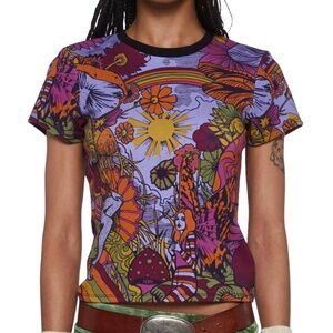 Current Mood Runaway Dreams Baby Tee - Size Small